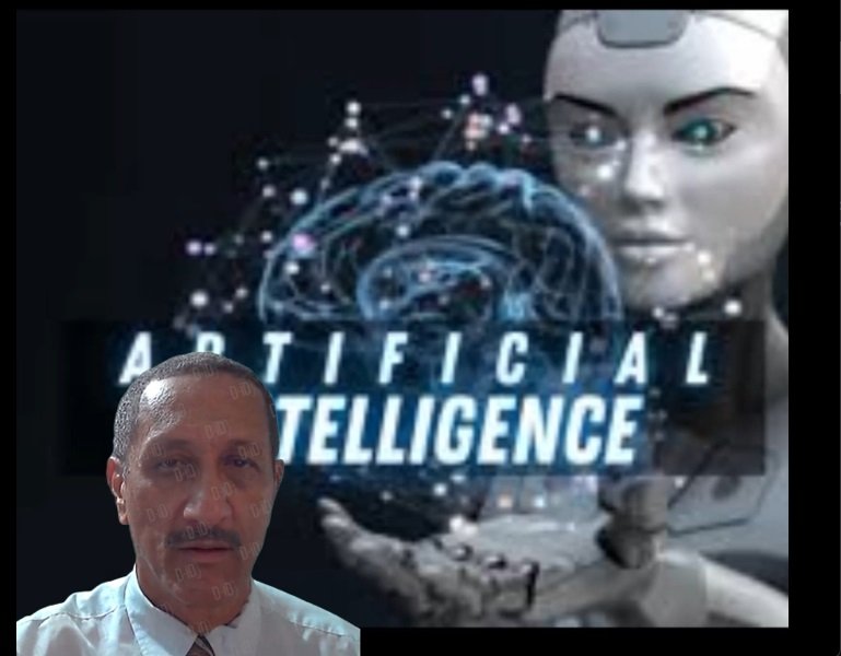 Wolfgang Rodríguez en una composición relacionada con inteligencia artificial